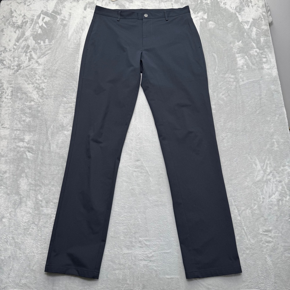 Ministry of Supply Pants Men 32 Navy Aviator Slim Chino Golf Trousers Workwear